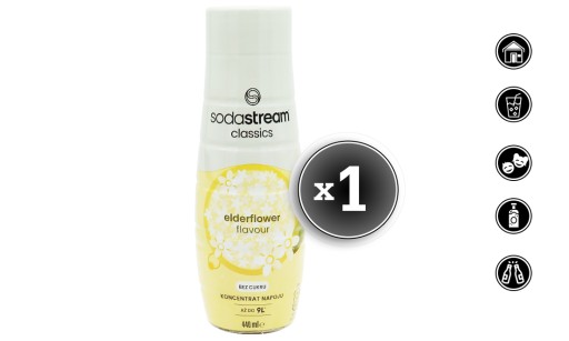 SODASTREAM BEZOVÝ KONCENTRÁT SIRUPU NULA 9L NÁPOJ S 440ML