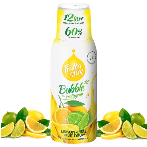 Sirup na karbonizátor Soda FruttaMax CITRÓNOVÁ LIMETKA 500 ml na 12l