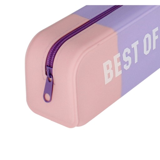 Vrecúško na ceruzku SILIKÓN PASTEL, 1 Zips