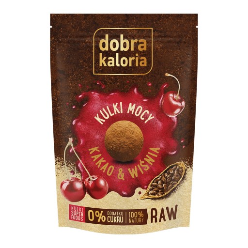 Kakaové a čerešňové guľôčky 58 g - dobré kalórie
