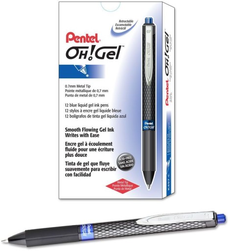 PENTEL K497 AUTOMATICKÉ GÉLOVÉ PERO, MODRÉ