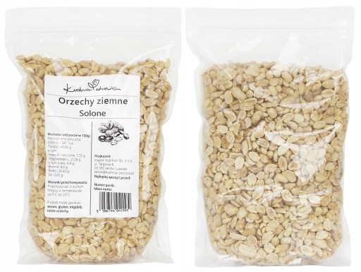Arašidy pražené KUCHNIA ZDROWIA solená 500g