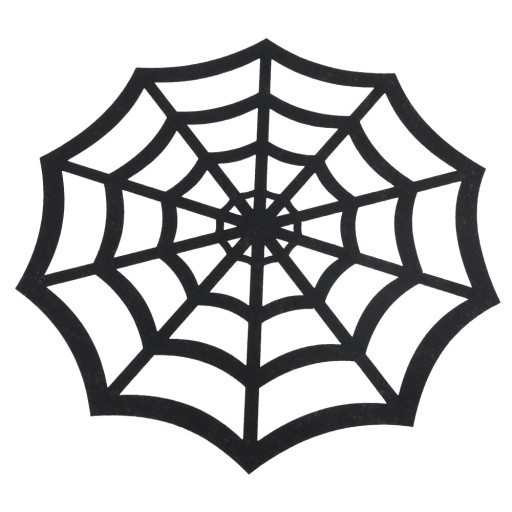 Halloweenske stolové dekorácie prestieranie