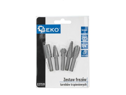Sada fréz - stopkové rašple na drevo 5 kusov G37519