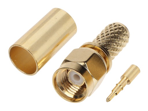 Zástrčka SMA 50 Ohm nalisovaná na kábel H-155