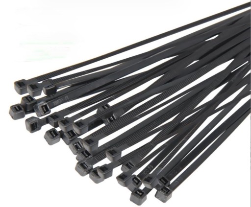 Sťahovacia páska sťahovacia páska čierna sada 100 kusov 2,5x200 mm