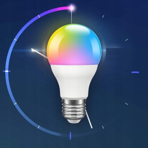 FAREBNÁ ŽIAROVKA RGB E27 LED 9W 16 FAREB + DIAĽKOVÉ OVLÁDANIE