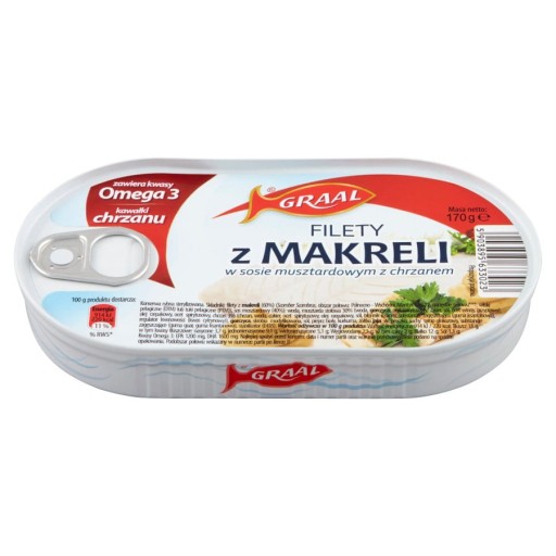 Filety z makrely v horčicovej omáčke s chrenom G
