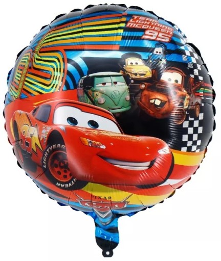 FÓLIOVÉ BALÓNOVÉ AUTÍČKY ZIGZAG MCQUEEN NARODENINY 45cm Z7