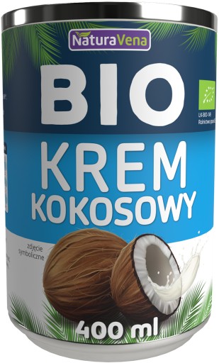 Kokosový krém 17% 400ml Bio - NaturAvena