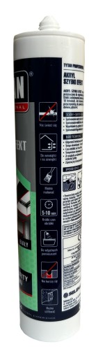 Akryl Tytan Express RÝCHLY EFEKT 10 min. biela 280 ml