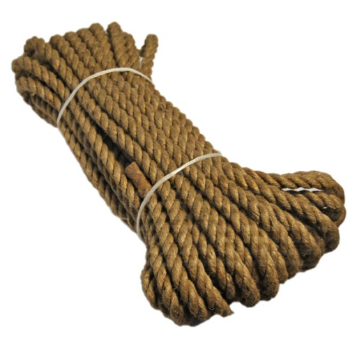 Jutové lano fi 10mm - 15mb
