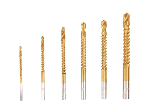 SADA FRÉZOVACÍCH VRTÁKOV NA KOV DREVO 3-8MM HSS FRÉZOVACÍ VRTÁK VRTÁK 6 KS