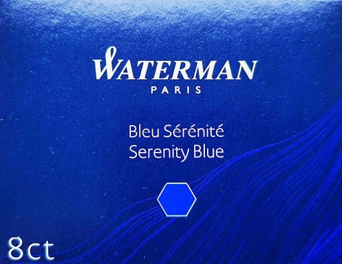 ORIGINÁLNA NÁPLŇ NA PERÁ Waterman DLHÁ / MODRÁ