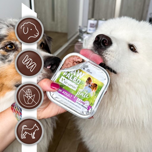 Mokré krmivo pre psov malých plemien s jahňacinou Raw Paleo Mini Adult 150g