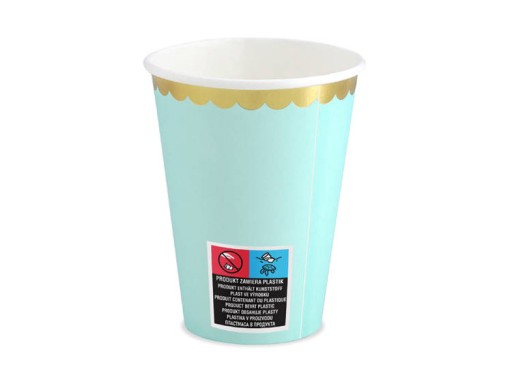 PAPIEROVÝ POHÁR MäTOVÝ PAPIER 220ML