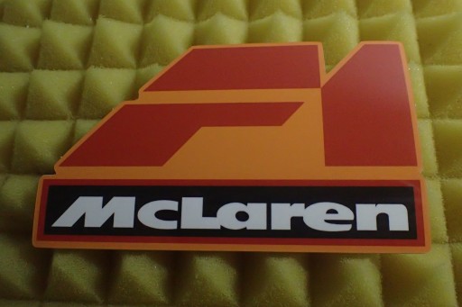 F1 MCLAREN GULF NÁLEPKA NÁLEPKA FORMULA 1 FORMULA 1 11 x 6,7 cm