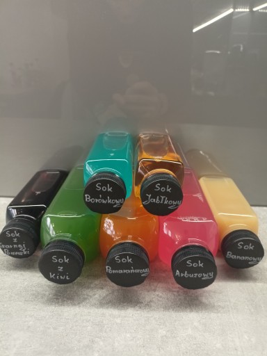 Fľaša PET plastové fľaše na džús, korenie, 500ml, 10 kusov + etikety
