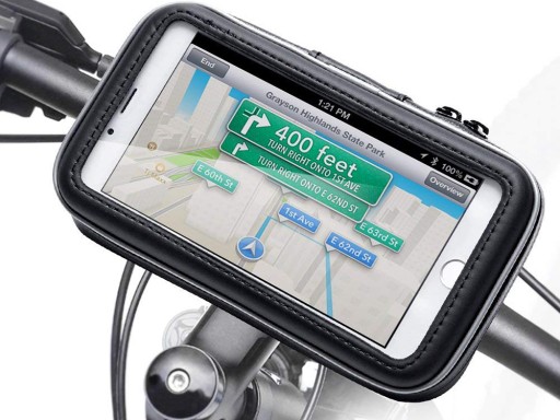 DRŽIAK NA TELEFÓN NA BICYKEL, VODEODOLNÝ, ZATVORITEĽNÝ, OTOČNÝ O 360°
