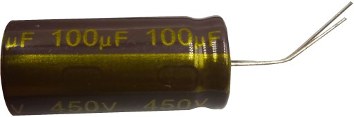Elektrolytický kondenzátor 100uF 450V