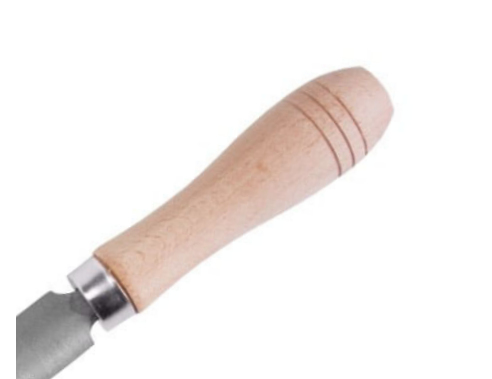 POLOKRUHOVÉ KOVOVÉ PILNÍKY #1 250MM DREVENÁ RÚČKA C4946 RICHMANN