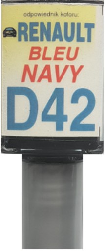 RENAULT D42 BLEU BLUE NAVY FARBA NA ŠKRABANINY ARA
