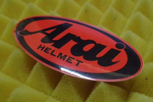 NÁLEPKA NA PRILBU NÁLEPKA NA PRILBU MOTOCROSS DAKAR RACE ARAI. 8,6 x 4,1 cm