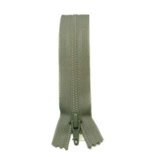 YKK plastový zips 20 cm na nohavice GREY 576