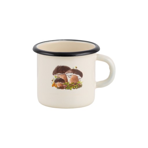 HRNČEK SMALTOVANÝ 400ML HRNIEC NA HUBOVÉ MLIEČKO 8CM