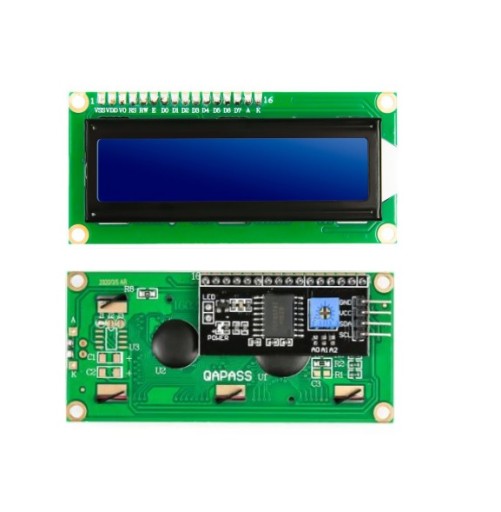 1602 LCD displej s I2C IIC HD44780 prevodníkom