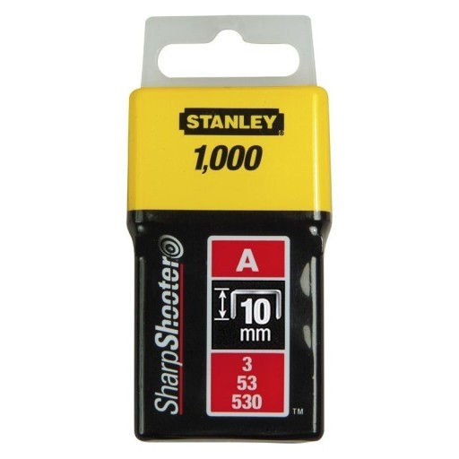 Spony typ A 11,3mm 1000ks 10mm Stanley