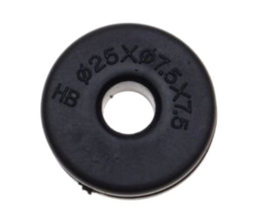 Montážna gumená okrúhla priechodka Inštalácia káblovej priechodky 25x7,5x7,5mm