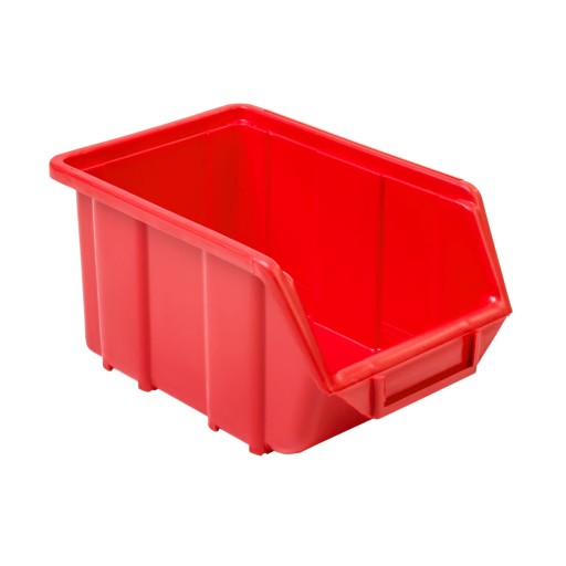 Organizér kontajnerov na odpadky červený 245x160x126