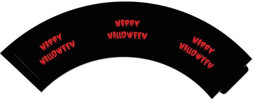 Krvavé halloweenske návliečky na cupcake 6 kusov HAL-067