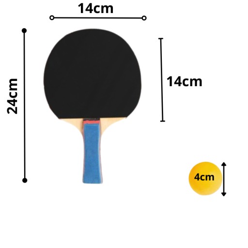 PING PONGOVÉ BALETKY STOLNÝ TENIS 2X RAKETA (dosky) + 3 loptičky