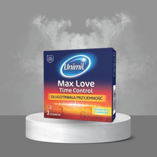 UNIMIL Max Love Time Control kondómy 3 kusy