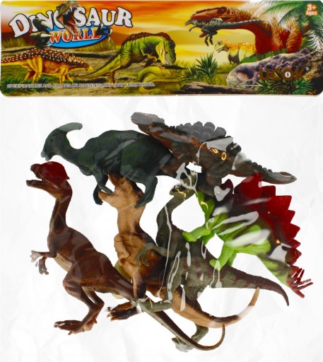 Figúrky dinosaurov - 6 ks Mega kreatívne