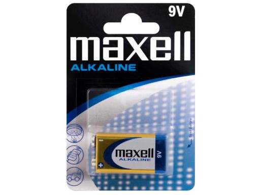 Maxell 9V 6LR61 alkalická batéria 1ks x2