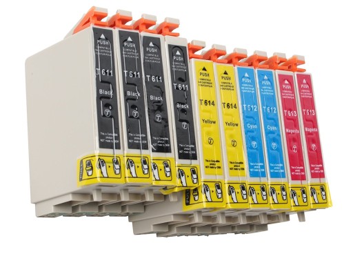 1x atrament pre EPSON D68 D88 DX3850 DX4200 T0611-T0614