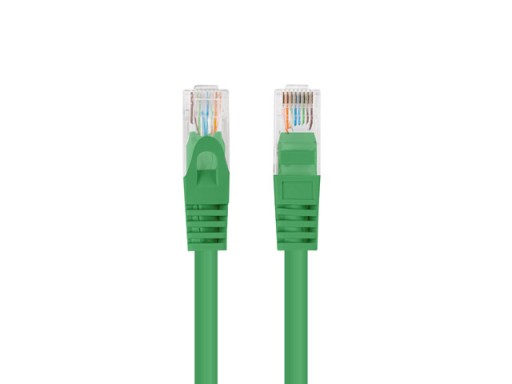 PATCHCORD CAT.6 UTP 0,25 m GREEN FLUKE PASSED LANBERG