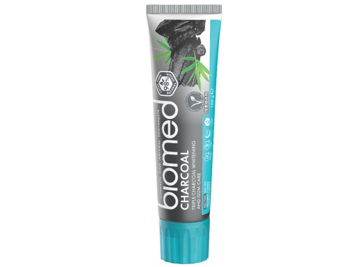 Bieliaca zubná pasta Splat Biomed Charcoal 100 ml bez fluoridu