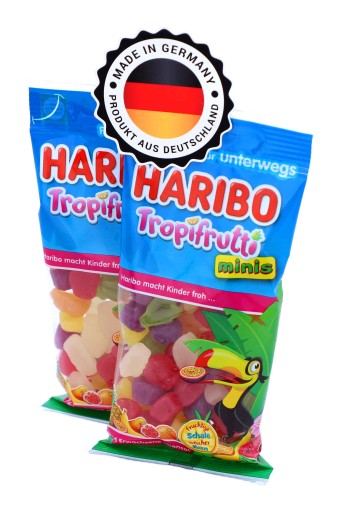 HARIBO MINI Tropické ovocné želé 75g DE