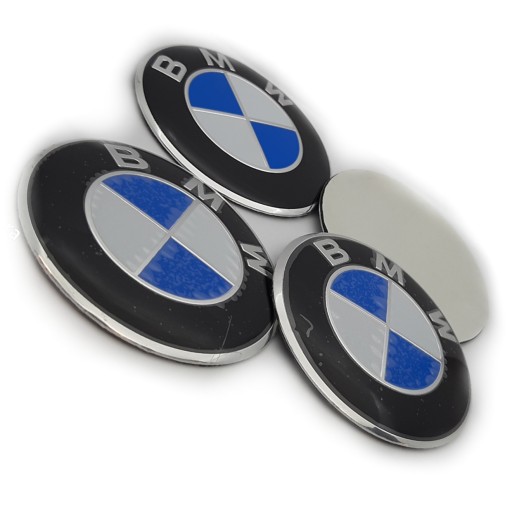 NÁLEPKA ZNAKU LOGO NÁLEPKA BMW 65 mm MODRÁ