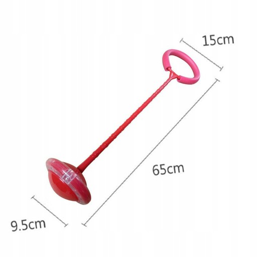 Švihadlo na nohu Hula hoop so svietiacim kruhom