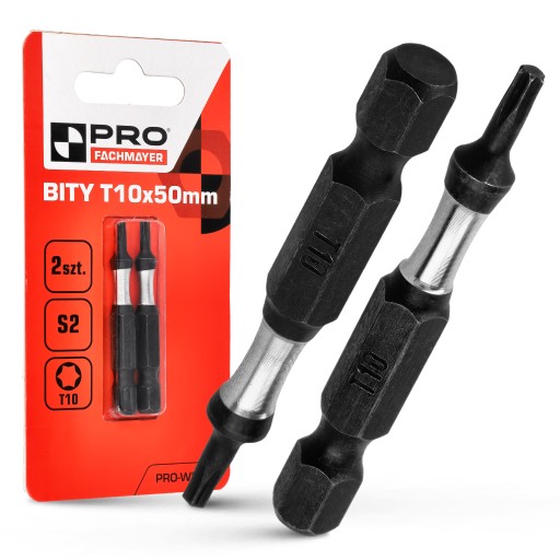 NÁRAZOVÉ HROTY ÚRAZOVÝ BIT SILNÝ SKRUTKOVACÍ BIT TX10 50 MM