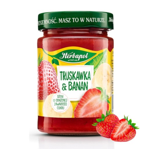 Herbapol Džem Jahoda & banán 280g