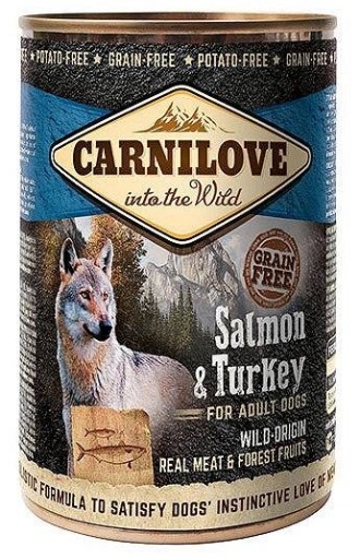 Carnilove Adult Divoké mäso Losos s morkou 400g