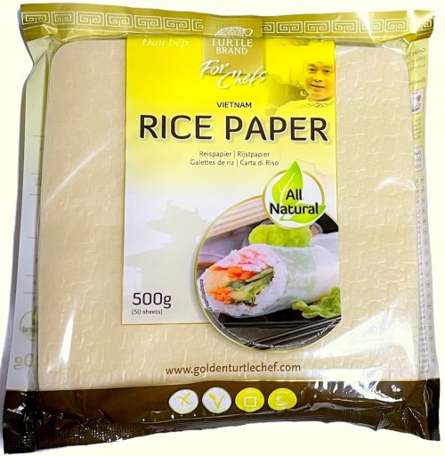Štvorcový ryžový papier 19cm vietnamský 500g GTB
