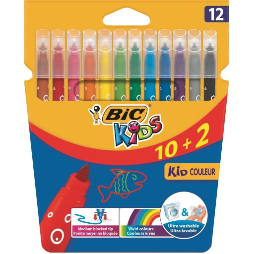 BIC Kids fixky, fixky, fixky, Couleur, 12 farieb