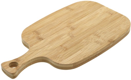 BAMBUSOVÁ DOSKA NA KRAJENIE S RÚČKOU 33x18,5